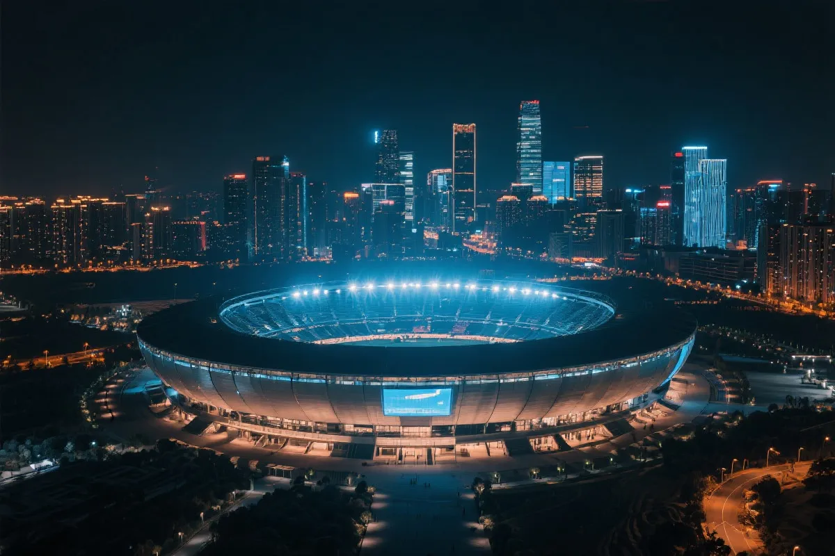 城市与球场氛围示意图